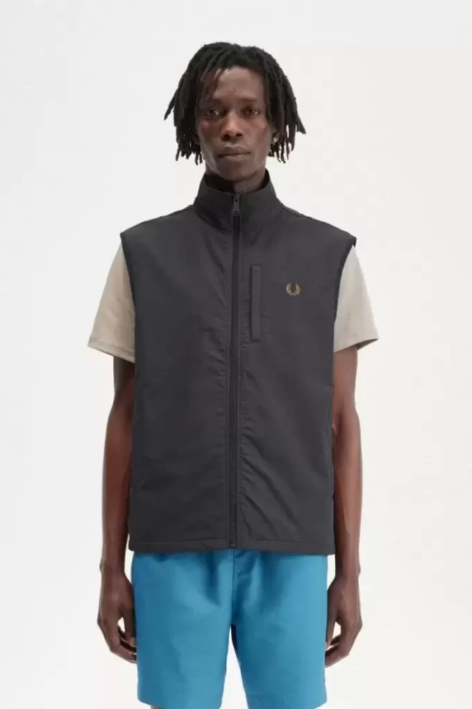 Gilet en nylon Fred Perry pour homme