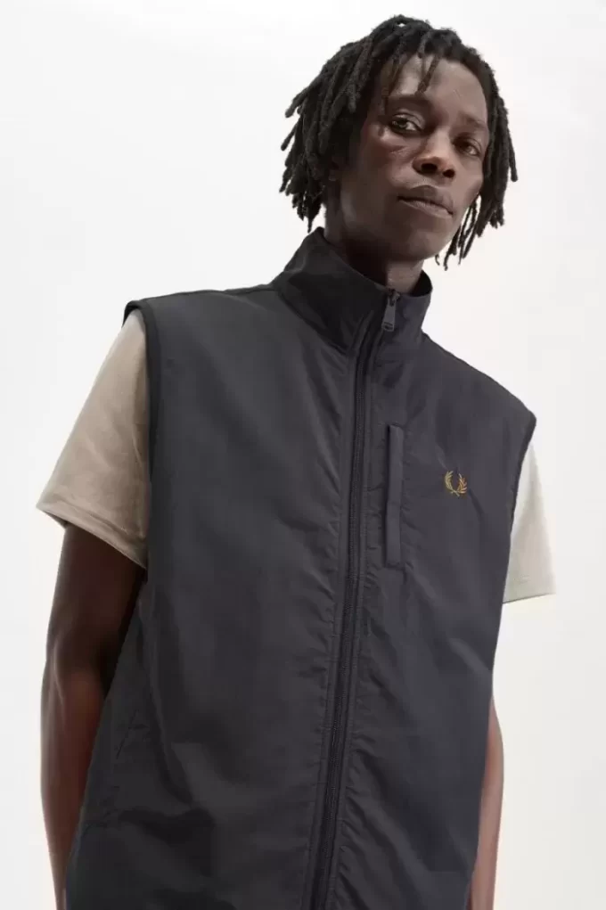 Gilet en nylon Fred Perry pour homme