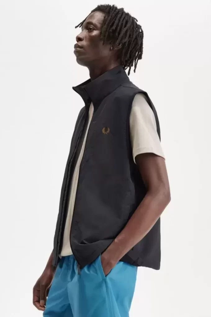 Gilet en nylon Fred Perry pour homme