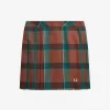 Jupes plissées en tartan pour femmes
