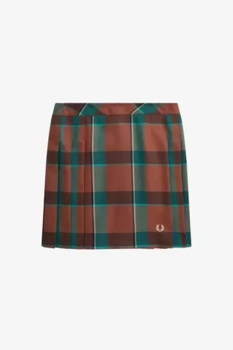 Jupes plissées en tartan pour femmes