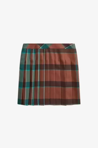 Jupes plissées en tartan pour femmes