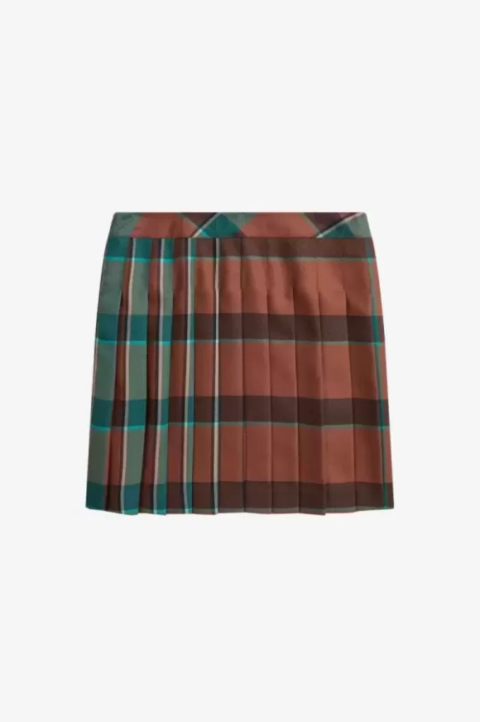 Jupes plissées en tartan pour femmes