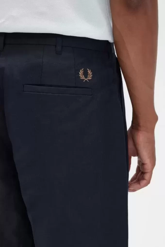 Pantalon court en lin mélangé pour homme