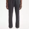 Pantalon de survêtement à bande contrastante pour homme