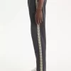 Pantalon de survêtement à bande contrastante pour homme