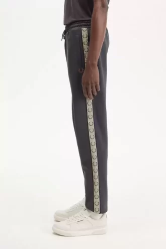 Pantalon de survêtement à bande contrastante pour homme