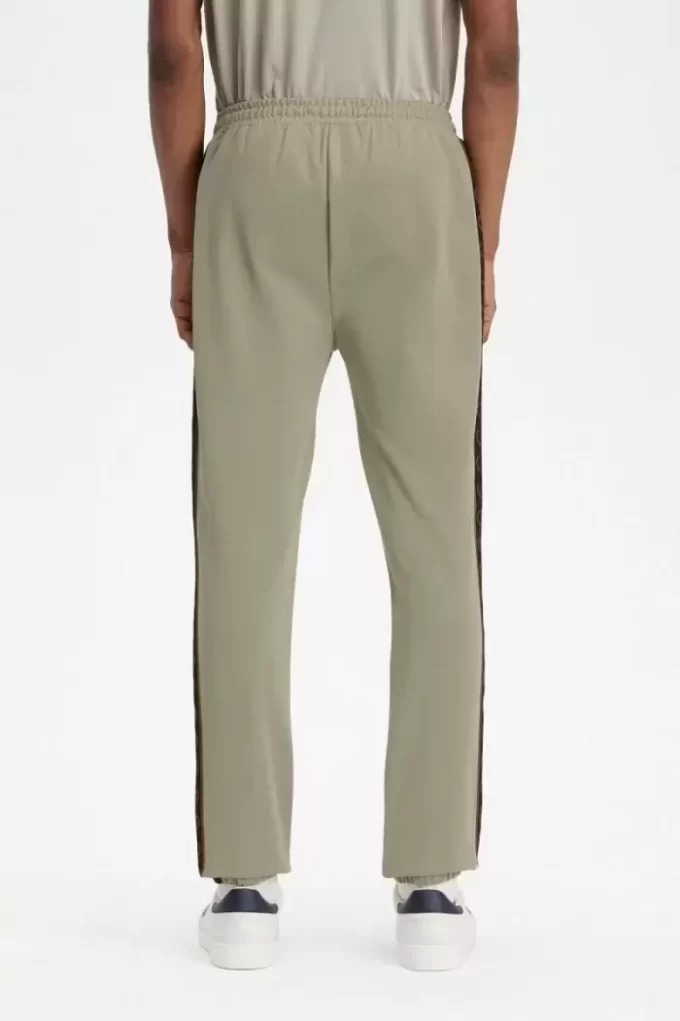 Pantalon de survêtement à bande contrastante pour homme