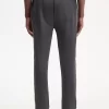 Pantalon de survêtement à bande contrastante pour homme