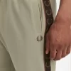 Pantalon de survêtement à bande contrastante pour homme