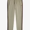 Pantalon de survêtement à bande contrastante pour homme