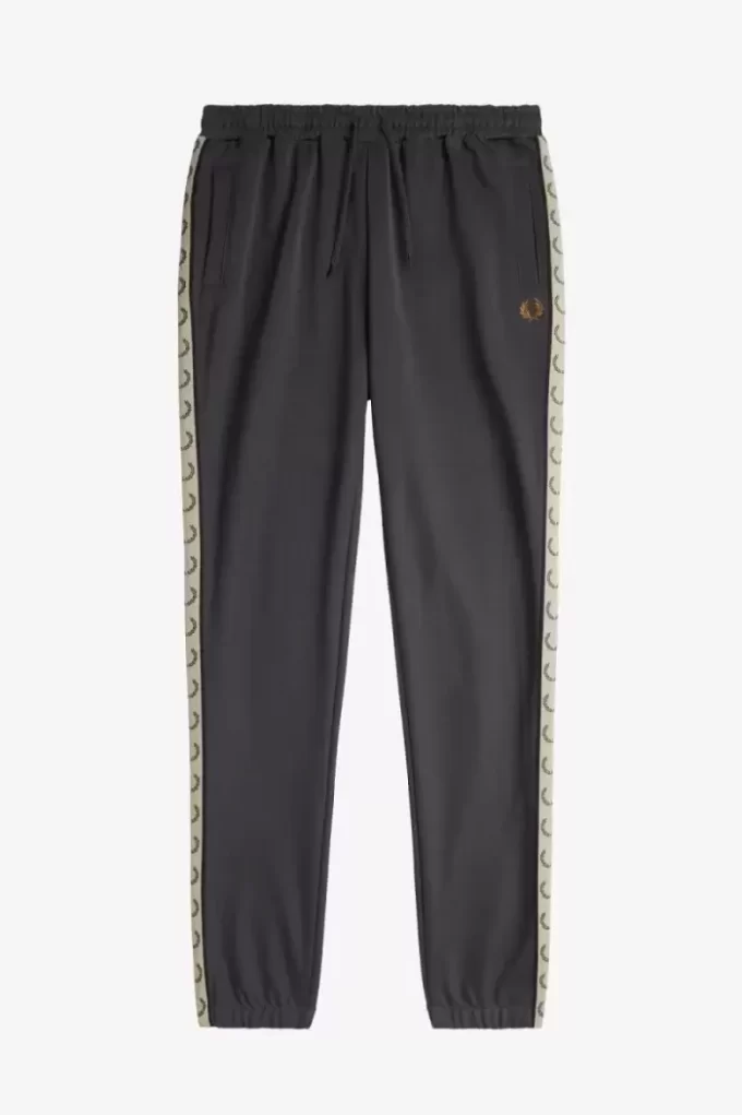 Pantalon de survêtement à bande contrastante pour homme