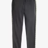 Pantalon de survêtement à bande contrastante pour homme