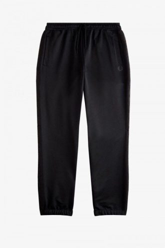 Pantalon de survêtement à bande ton sur ton