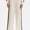Pantalon de survêtement à bandes pour femme