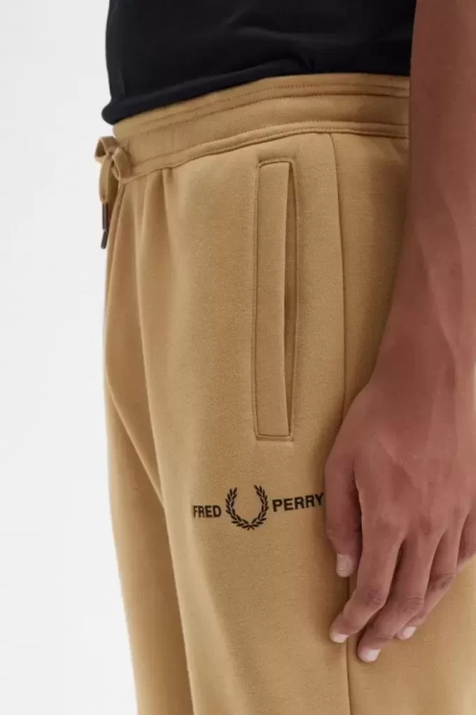 Pantalon de survêtement brodé pour homme