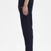 Pantalon de survêtement tricoté à bandes pour homme