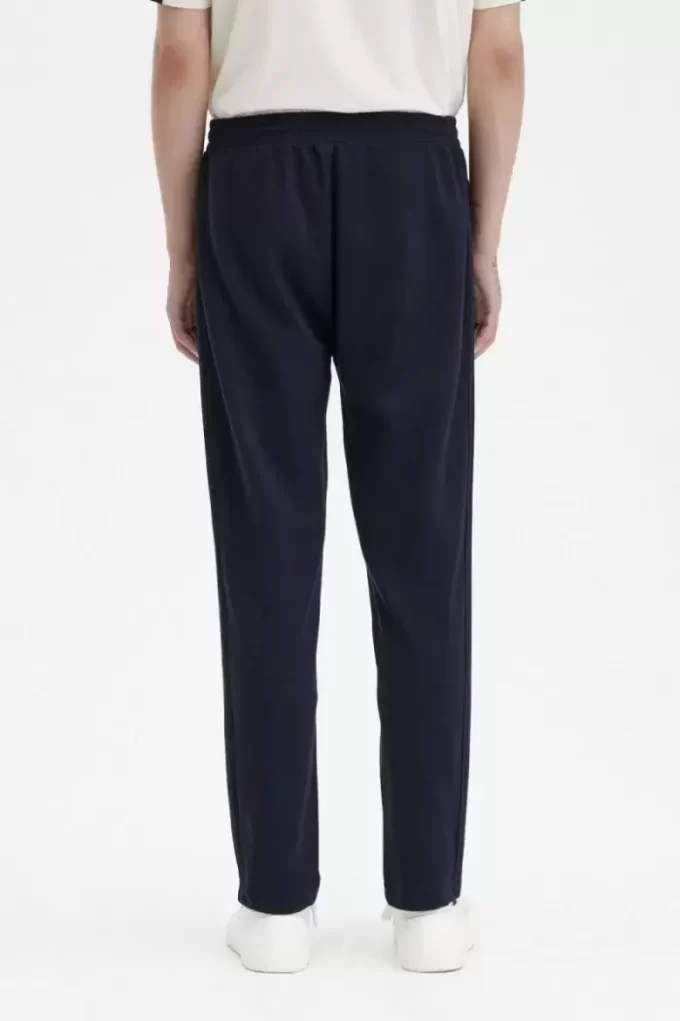 Pantalon de survêtement tricoté à bandes pour homme