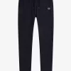 Pantalon de survêtement tricoté à bandes pour homme