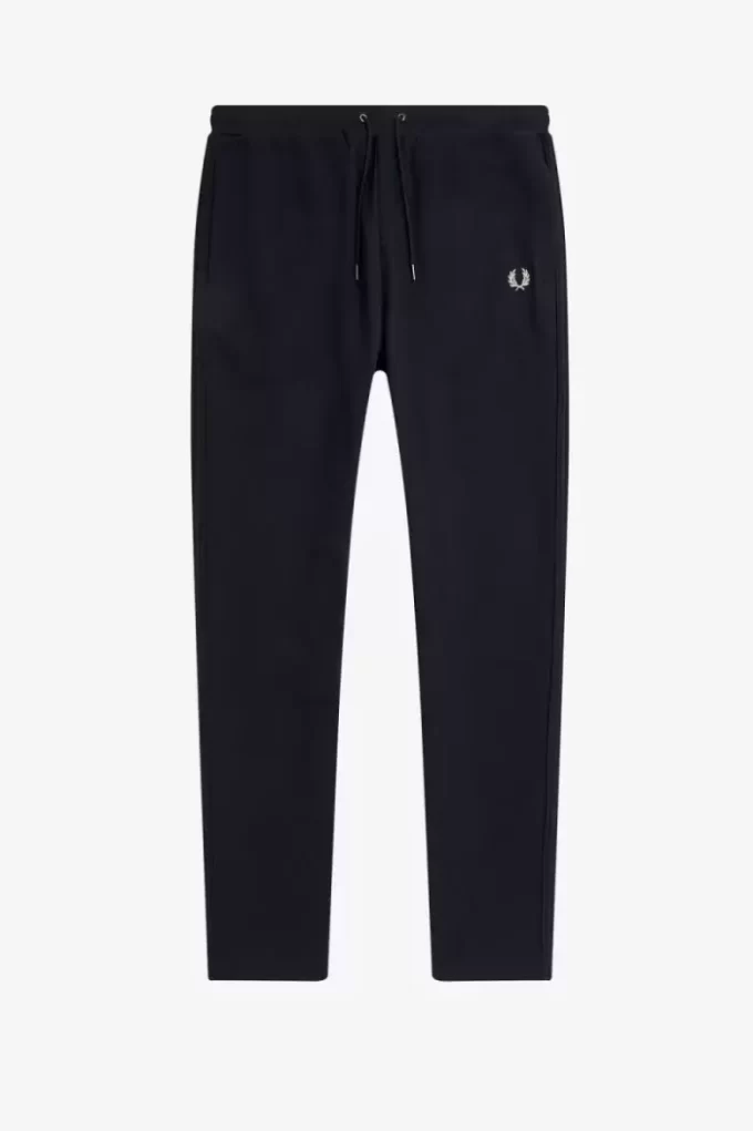 Pantalon de survêtement tricoté à bandes pour homme