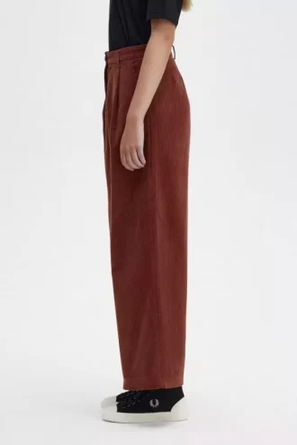 Pantalon en velours côtelé pour femme