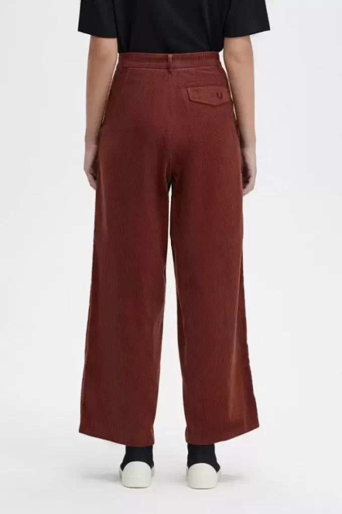 Pantalon en velours côtelé pour femme