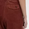 Pantalon en velours côtelé pour femme