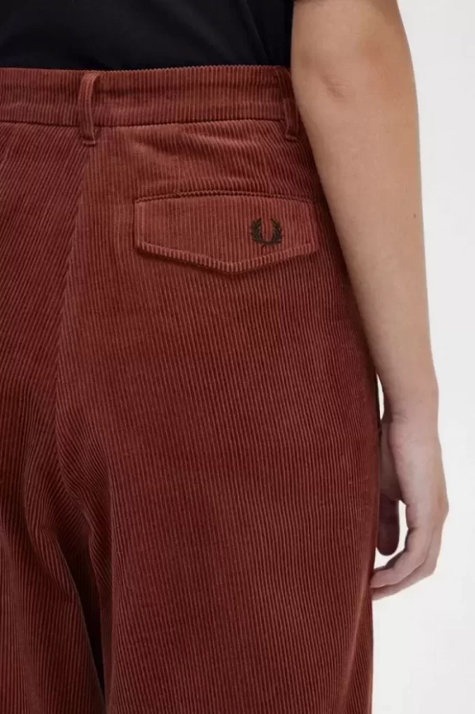 Pantalon en velours côtelé pour femme