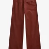 Pantalon en velours côtelé pour femme