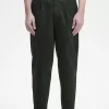 Pantalon fuselé en velours côtelé gaufré pour homme