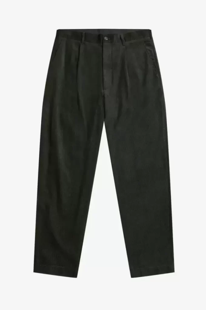 Pantalon fuselé en velours côtelé gaufré pour homme