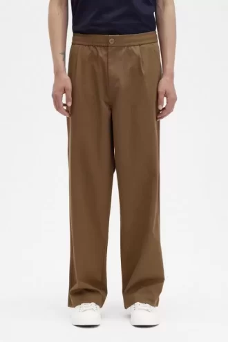 Pantalon large à cordon de serrage pour homme