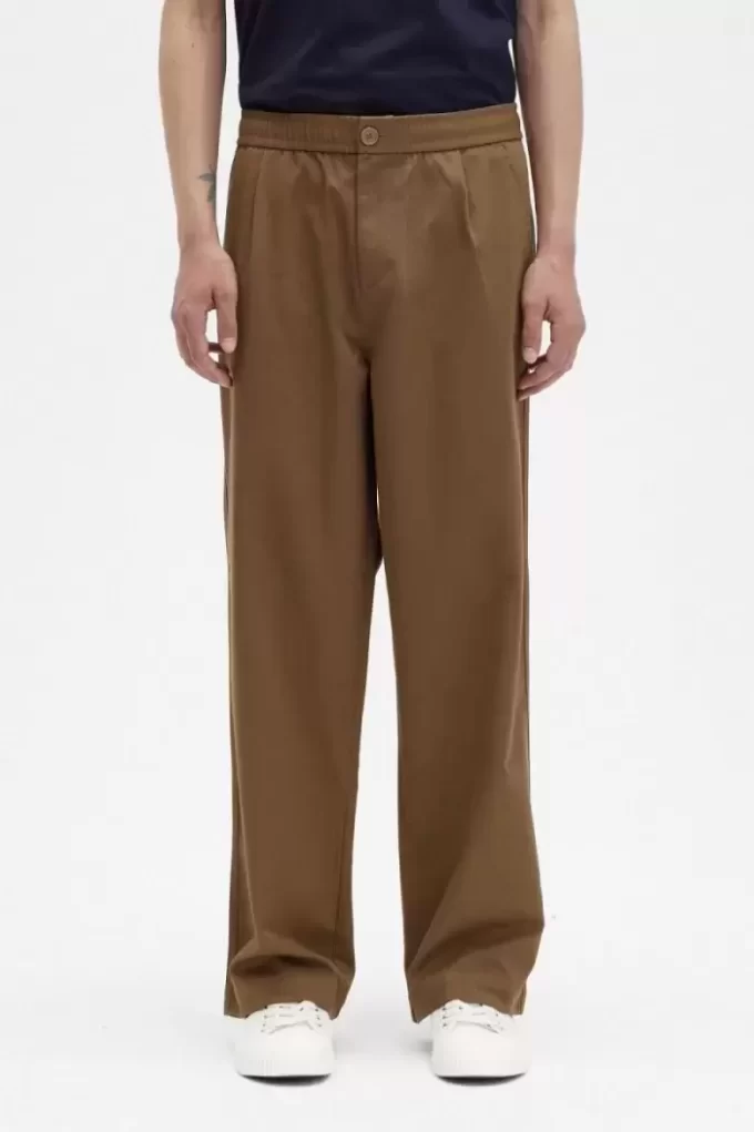 Pantalon large à cordon de serrage pour homme