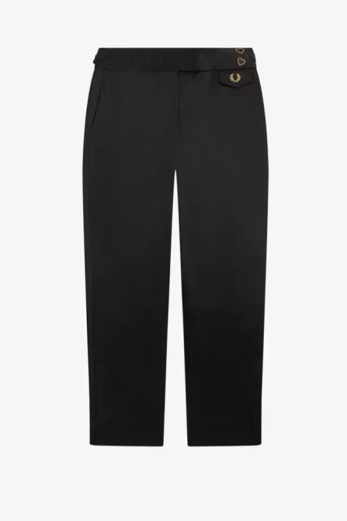 Pantalon taille haute pour femme
