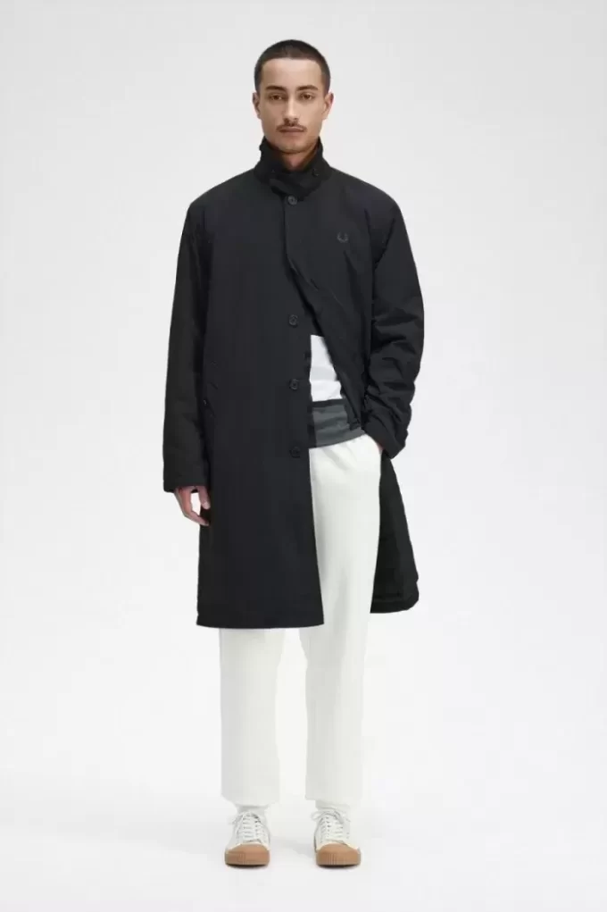 Parka boutonnée pour homme