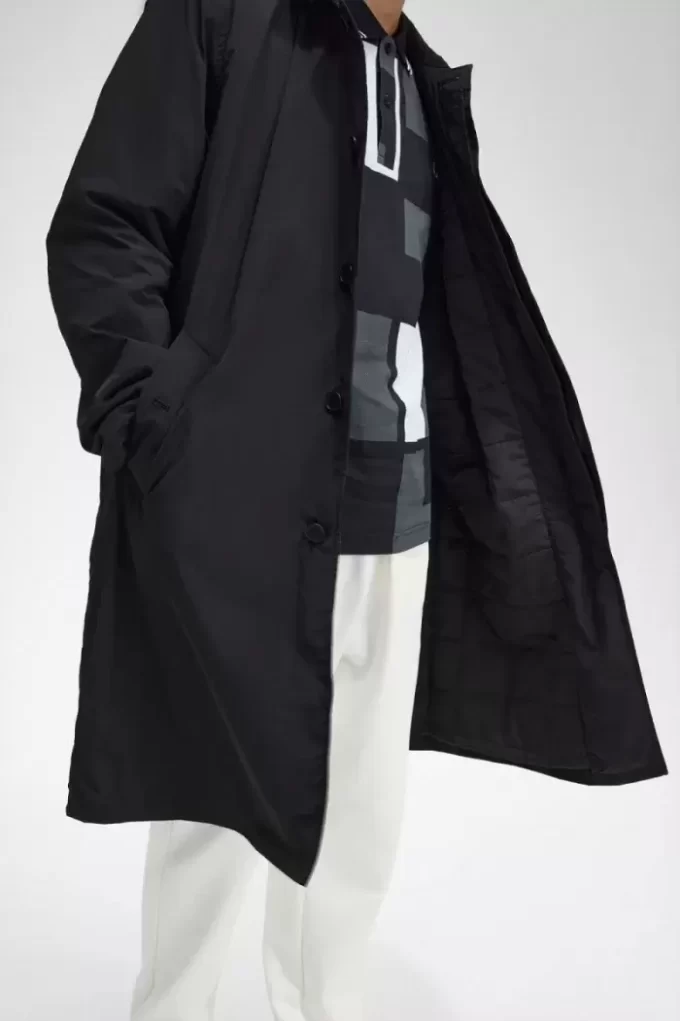 Parka boutonnée pour homme