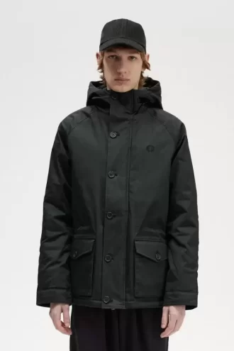Parka courte pour homme avec tuba