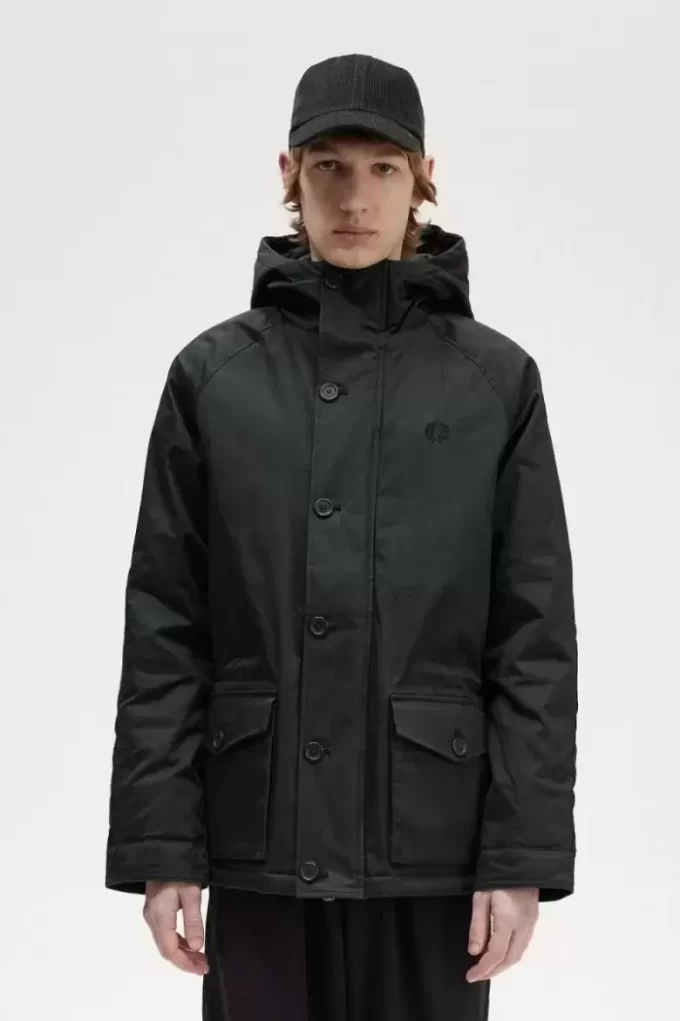 Parka courte pour homme avec tuba