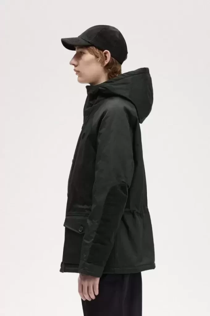 Parka courte pour homme avec tuba