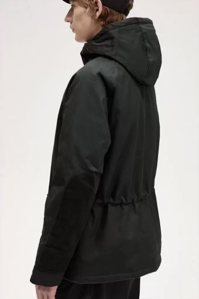 Parka courte pour homme avec tuba
