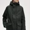 Parka courte pour homme avec tuba