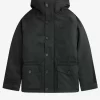 Parka courte pour homme avec tuba