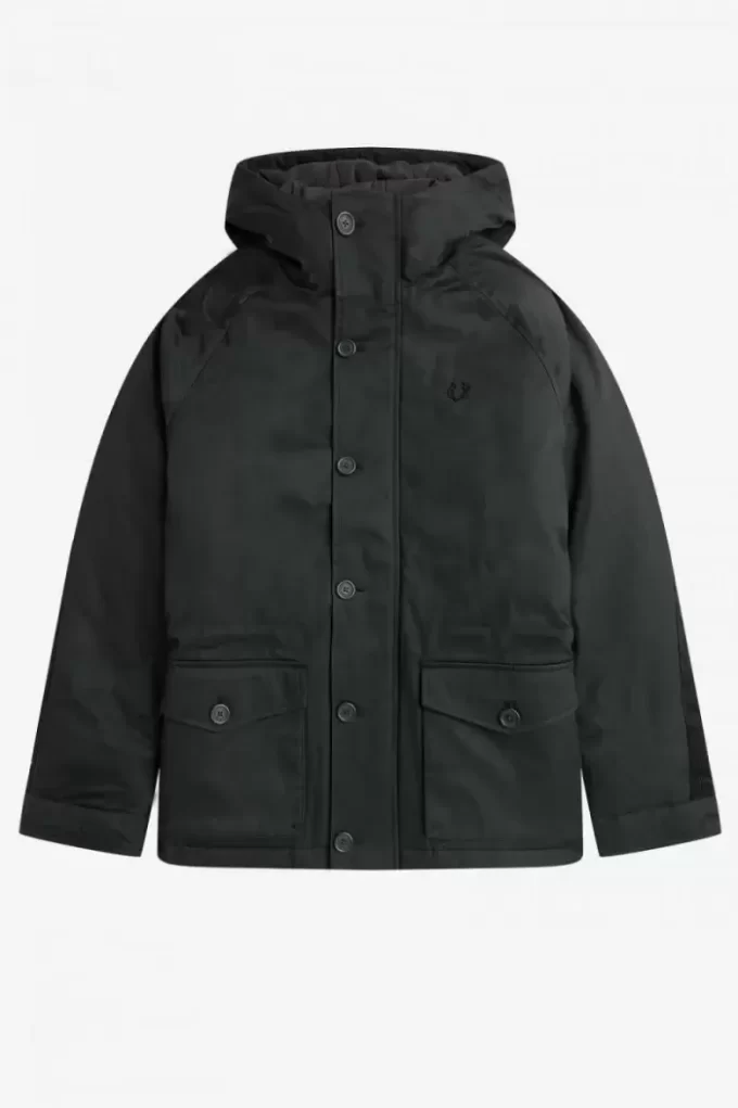 Parka courte pour homme avec tuba