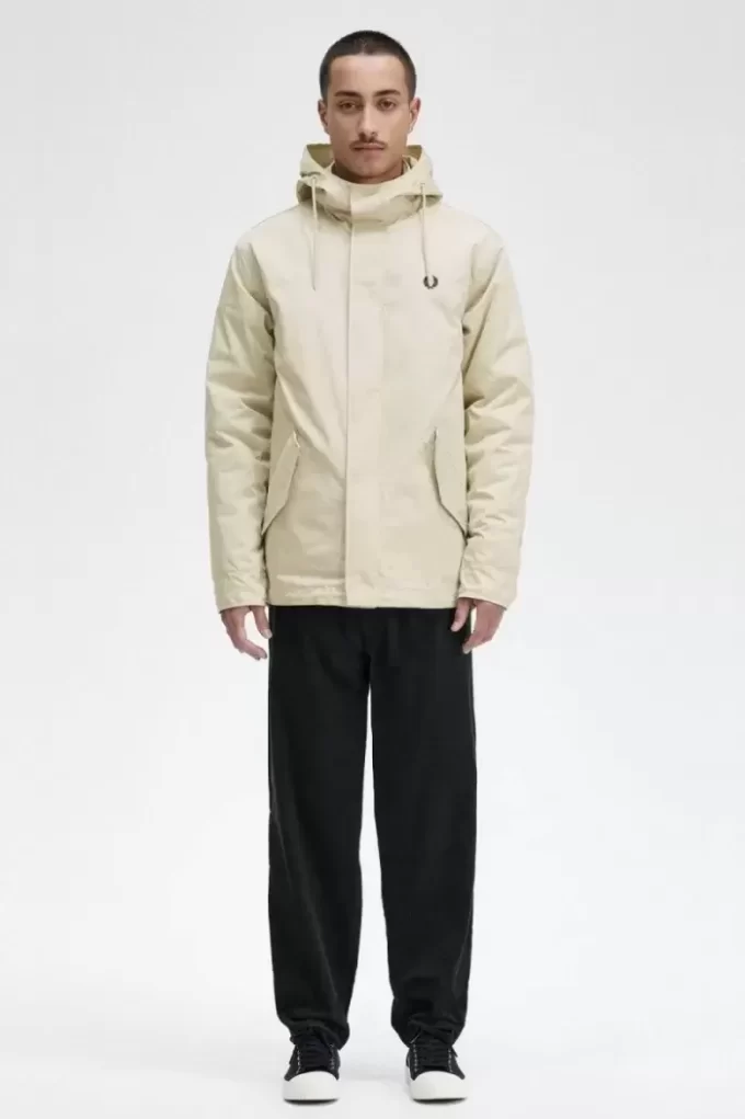 Parka courte rembourrée pour homme