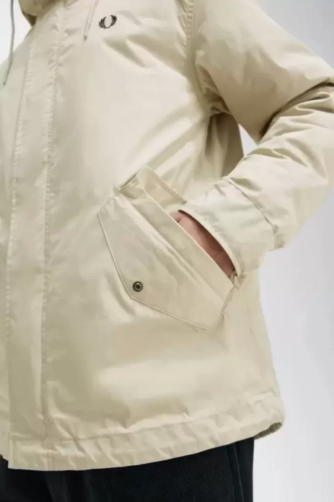 Parka courte rembourrée pour homme