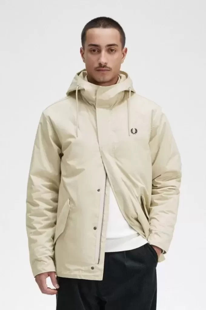 Parka courte rembourrée pour homme