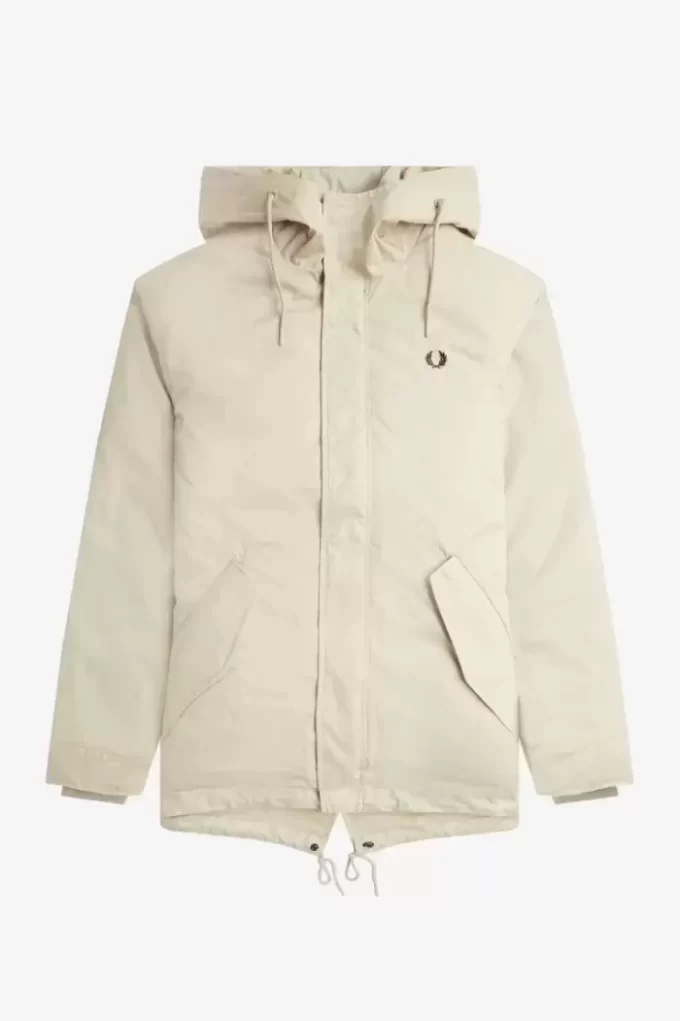 Parka courte rembourrée pour homme