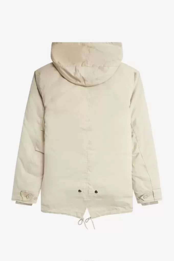 Parka courte rembourrée pour homme