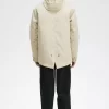 Parka courte rembourrée pour homme