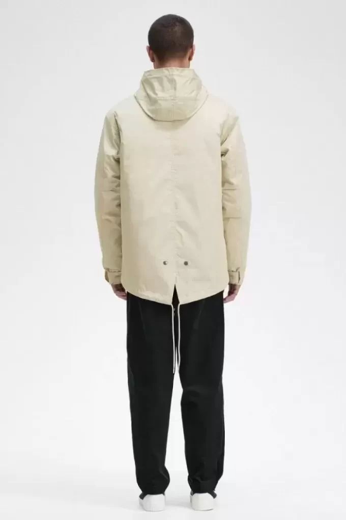 Parka courte rembourrée pour homme